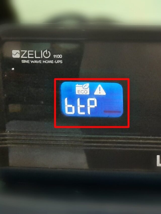 Luminous Zelio 1100 error “btp”